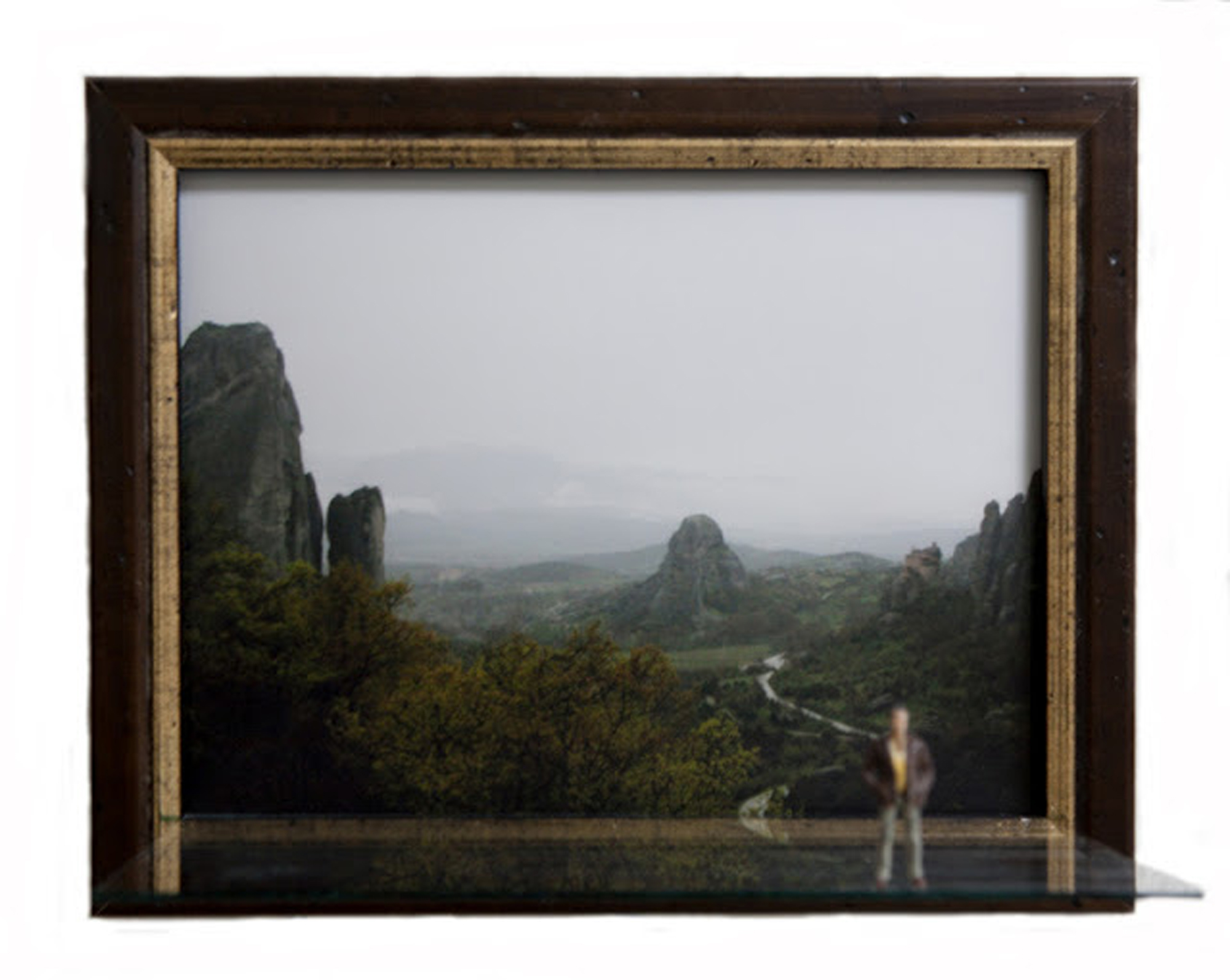 Luis Bueno. <i>Turning his back on a romantic landscape 1</i>